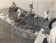 George Cook takes the Scott boys fishing, 1920s.