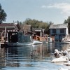 Fishtown facing east, late 1940s. Malcom Chatfield Collection.