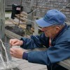 Bud's first job, at 13, was working with the fishing nets.