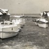 Wintry Fishtown in the late 1940s. Leelanau Historical Society.