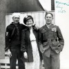 Fritz and Bud, with their mother.