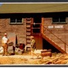 Doors and windows added to the south side of the Ice House, mid-1970s. Photo by Paul J. Serratoni.