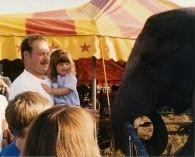 Tara with her father, Kenneth "Chopper" Novak