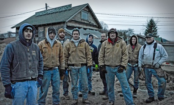 From left to right: Bob Mork, Brad Dunklow, Brian Belanger, Dennis Fleis, Sam Buckley, Leo Miller, Curt Richter, Jeff Loshaw and Doug Popa. Photo by Meggen Watt Petersen.